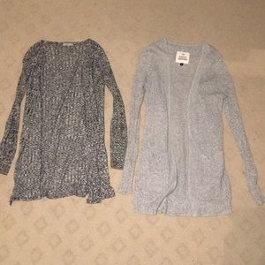 Two Gray Cardigans